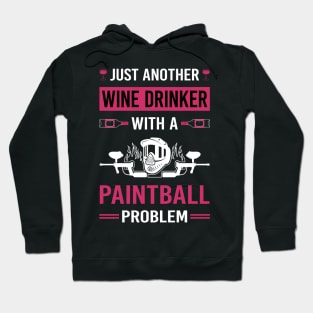 Wine Drinker Paintball Hoodie